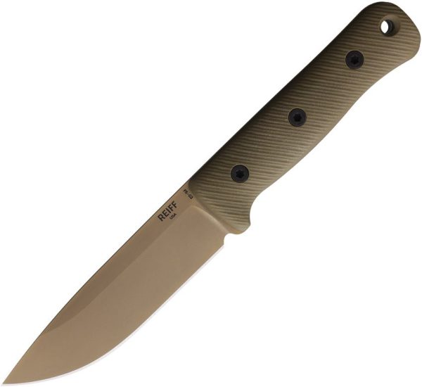 Reiff Knives F5 Gen 2 Fixed Blade MagnaCut OD Green G10