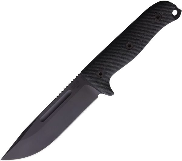 Reiff Knives Vicon DLC Fixed Blade CPM MagnaCut Black Micarta
