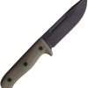 Reiff Knives Vicon Fixed Blade CPM MagnaCut DLC OD Green G10