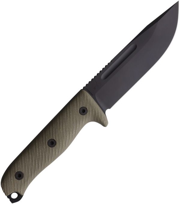 Reiff Knives Vicon Fixed Blade CPM MagnaCut DLC OD Green G10