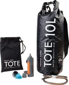 Renovo Water MUV Tote Gravity Water Bag 10L Portable Filter System