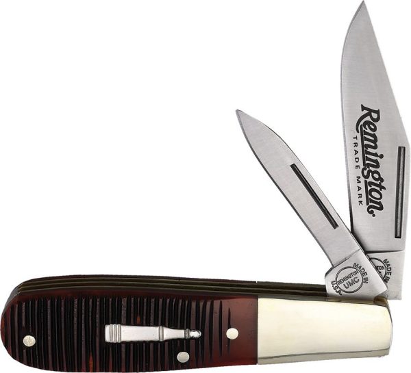 RERB44.jpg Remington 2022 Bullet Barlow - Bone Handle Folding Knife