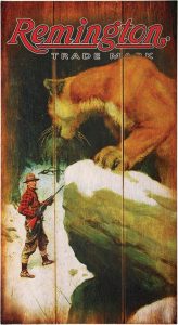 RESG009.jpg Remington Fair Game Cougar Wood Sign - Hunting Wall Art