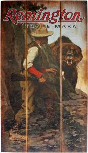 RESG013.jpg Remington Right Of Way Wood Sign - Rustic Decor