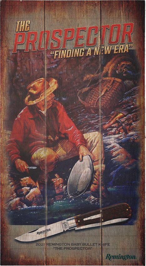 RESG021.jpg Remington Prospector Wood Sign - Heritage Decor