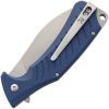 Revo Ness Linerlock 14C28N - Blue-Gray G10