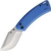 Revo Canyon Button Lock Blue FRN Folding Knife
