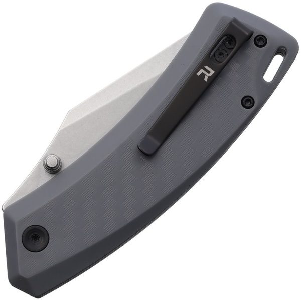 Revo Canyon Button Lock Gray FRN Folding Knife