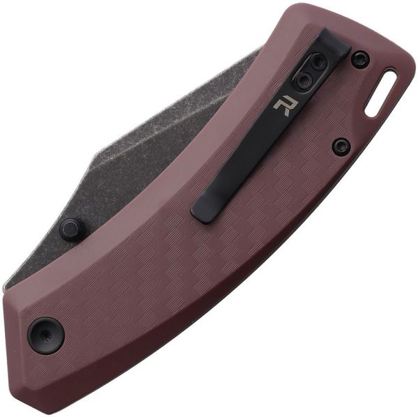 Revo Canyon Button Lock Plum FRN Folding Knife
