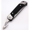 Revo Duo Linerlock Drop Point & Guthook Black G10