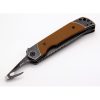 Revo Duo Linerlock Drop Point & Guthook Brown G10