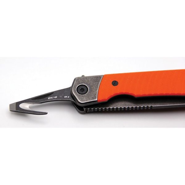 Revo Duo Linerlock Drop Point Orange G10