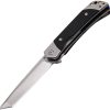 Revo Duo Linerlock Tanto Black Folding Knife 9Cr18MoV