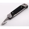 Revo Duo Linerlock Tanto Black Folding Knife 9Cr18MoV