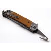 Revo Duo Linerlock Tanto Folding Knife 9Cr18MoV Brown G10