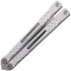 Revo Nexus Balisong Silver 154CM Folding Knife 7" USA