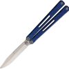 Revo Nexus Balisong Blue Anodized 154CM