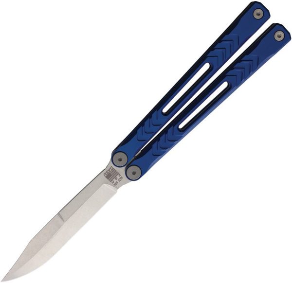 Revo Nexus Balisong Blue Anodized 154CM