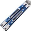 Revo Nexus Balisong Blue 154CM Folding Knife 4.5" Blade