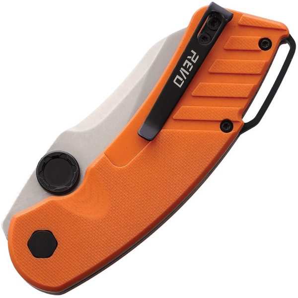 Revo Recoil Linerlock Assisted Orange G10