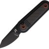 Revo Spirit Button Lock Black Folding Knife 14C28N Blade