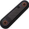 Revo Spirit Button Lock Black Folding Knife 14C28N Blade