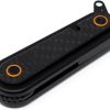 Revo Spirit Button Lock Black Folding Knife 14C28N Blade