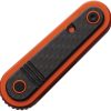 Revo Spirit Button Lock Orange Folding Knife 14C28N Blade