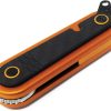 Revo Spirit Button Lock Orange Folding Knife 14C28N Blade