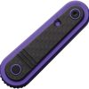 Revo Spirit Button Lock Purple Folding Knife 14C28N Blade