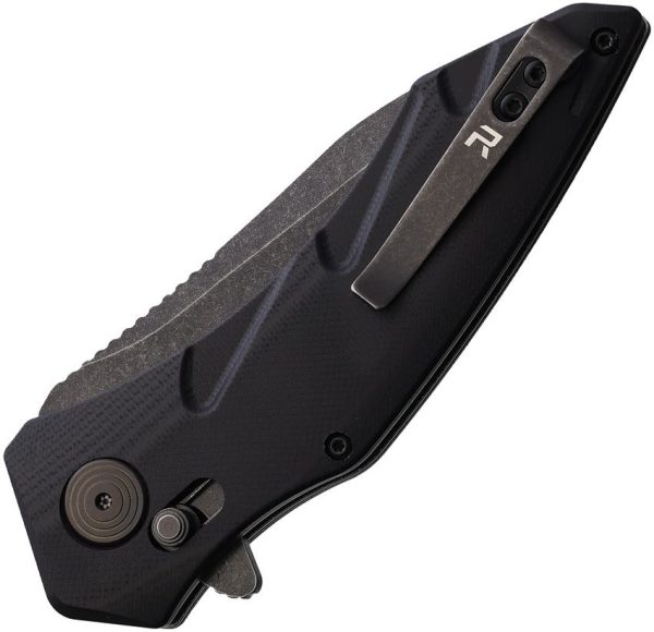 Revo Storm Crossbar Lock Black VG-10 Folding Knife