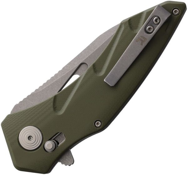 Revo Storm Crossbar Lock Wharncliffe - Green G10