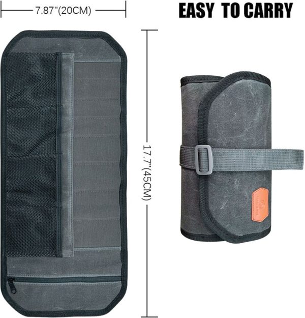Roaring Fire Pioneer Mini Tool Roll - Waxed Canvas