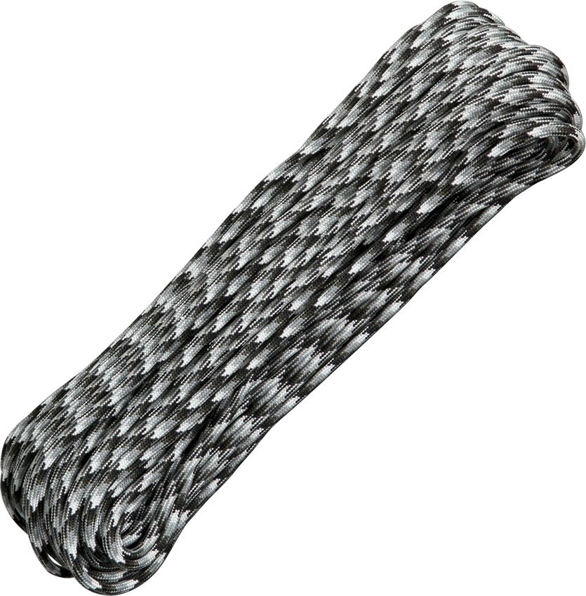 Atwood Rope MFG Parachute Cord Urban Camo 100 ft 550 lb Nylon