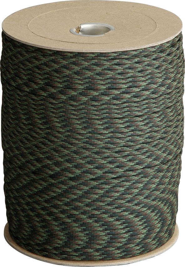 Atwood Rope MFG Parachute Cord 550 Woodland Camo 1000 Feet