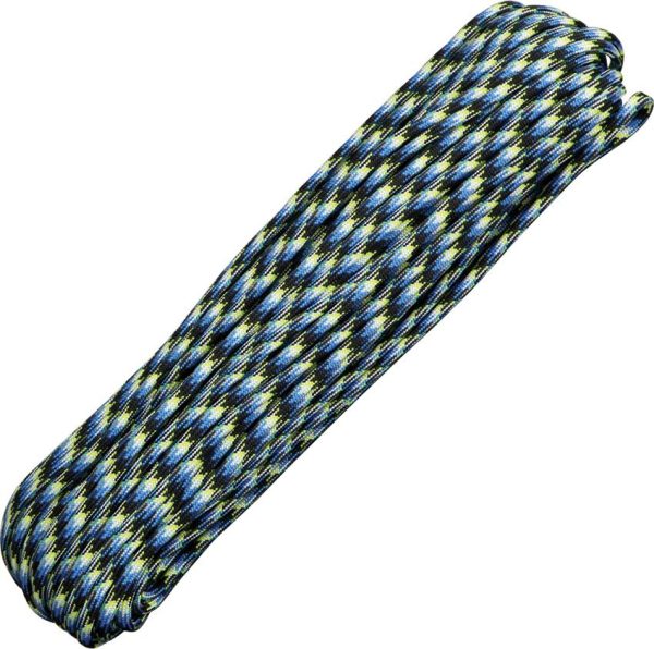 Atwood Rope MFG Parachute Cord Blue Snake 100 ft