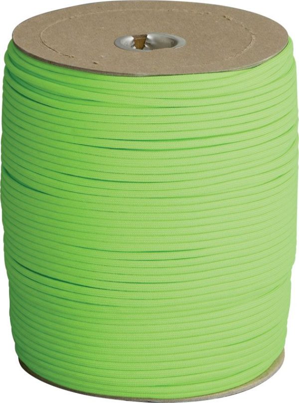 Atwood Rope MFG Parachute Cord Neon Green 1000ft 550lb