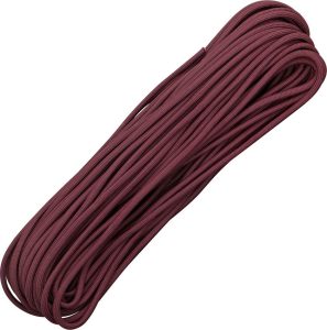 Marbles Parachute Cord 550lb Maroon 100 ft