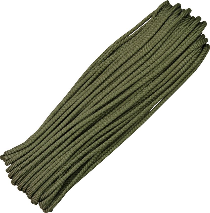 Atwood Rope MFG 550 Paracord 100 ft Olive Drab 7 Strand