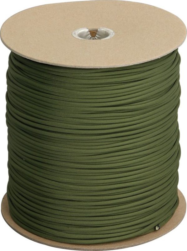 Atwood Rope MFG Parachute Cord 1000ft 550lb Olive Drab