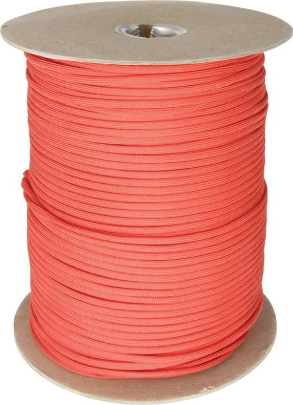 Atwood Rope MFG Parachute Cord Red 1000 Ft 550 lb Nylon