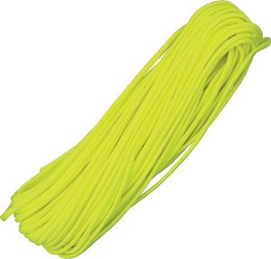 Atwood Rope MFG Parachute Cord Neon Yellow 100 ft