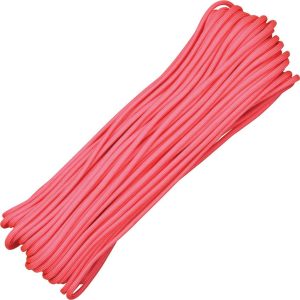 Atwood Rope MFG Parachute Cord Pink 550lb - 100 ft