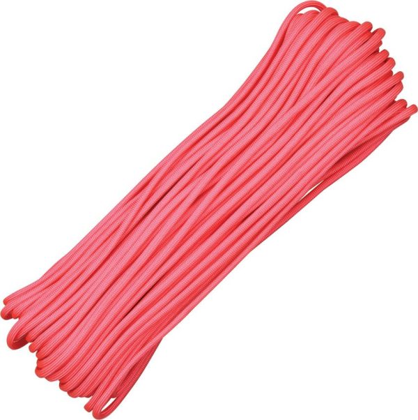 Atwood Rope MFG Parachute Cord Pink 550lb - 100 ft