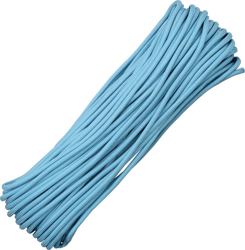 Atwood Rope MFG 550lb Parachute Cord 100ft Carolina Blue