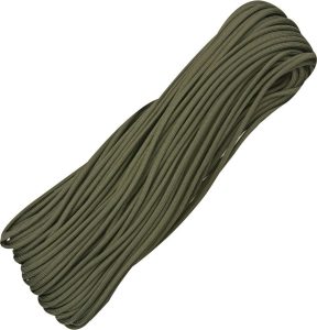 Marbles Parachute Cord OD Green 100 ft - 550 lb Nylon