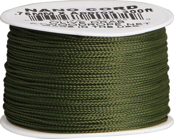 Atwood Rope MFG Nano Cord Olive 0.75mm - 300 ft