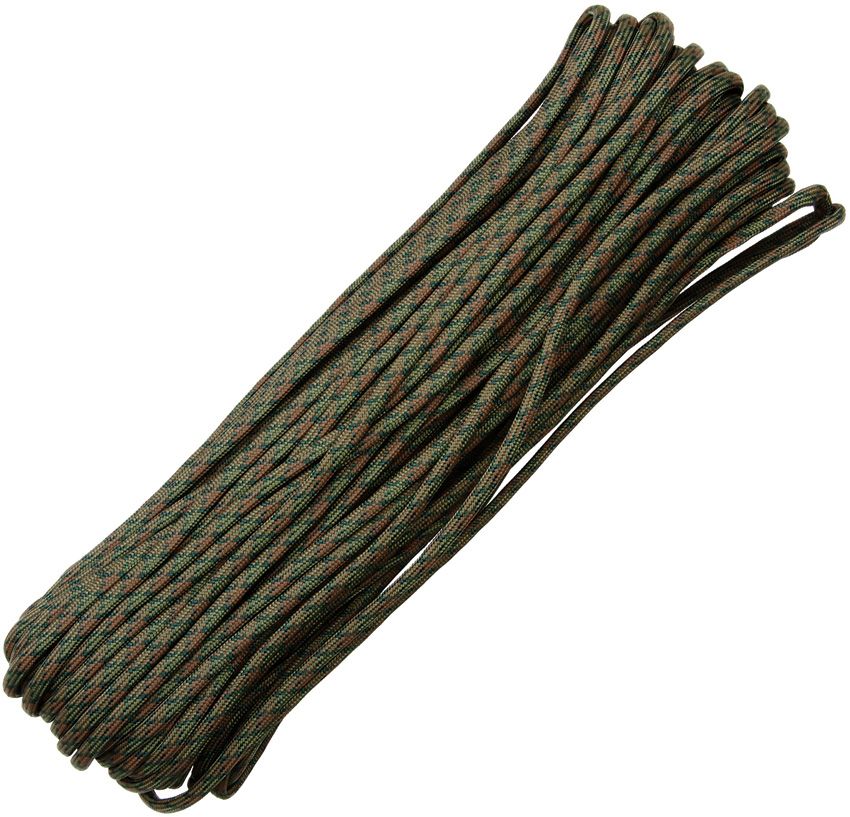 Atwood Rope MFG Parachute Cord Wetland 100 ft Hank 550 lbs