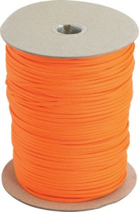 Atwood Rope MFG Parachute Cord 1000 ft Neon Orange 550lb