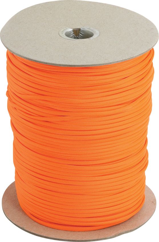 Atwood Rope MFG Parachute Cord 1000 ft Neon Orange 550lb